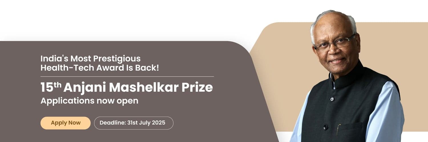 Anjani Mashelkar Prize- India’s most prestigious award for Health-tech is back! image
