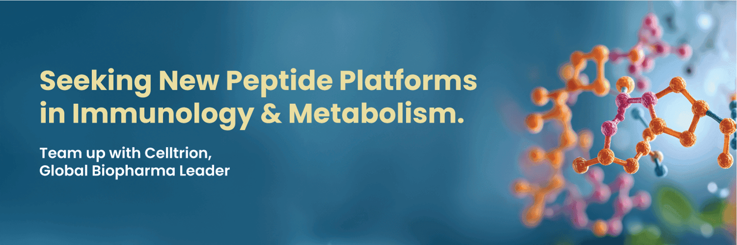 [Peptide] Tech Scouting – Partner with Celltrion to Advance Peptide Therapeutics in Immunology and Metabolic Disease image